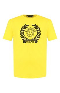 Хлопковая футболка Versace
