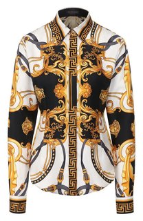 Шелковая рубашка Versace