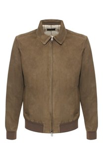 Замшевый бомбер Loro Piana