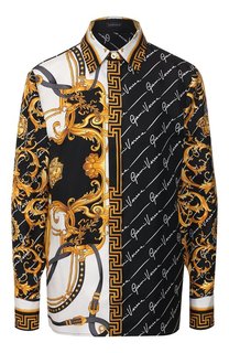 Шелковая рубашка Versace
