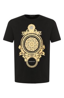 Хлопковая футболка Versace