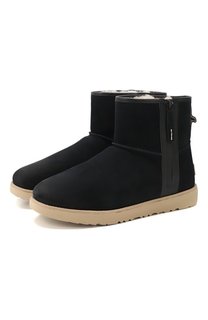 Замшевые сапоги Classic Mini Zip UGG