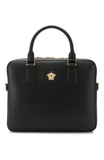 Кожаная сумка для ноутбука Versace