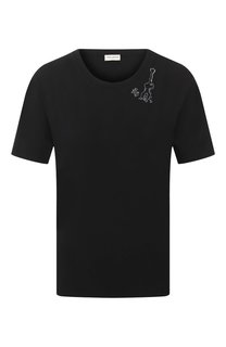 Хлопковая футболка Saint Laurent