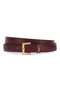 Кожаный ремень Saint Laurent