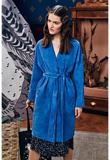 Замшевое пальто Alena Akhmadullina x Снежная Королева