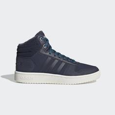 Утепленные кроссовки Hoops 2.0 Mid adidas Performance