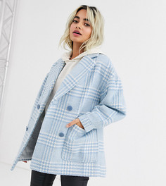 Пальто с узором \"гусиная лапка\" ASOS DESIGN Petite-Мульти