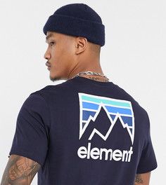 Темно-синяя футболка Element эксклюзивно для ASOS-Темно-синий
