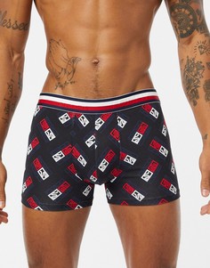 Боксеры-брифы с логотипом-флагом Tommy Hilfiger-Черный