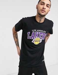 Черная футболка Mitchell & Ness LA Lakers-Черный