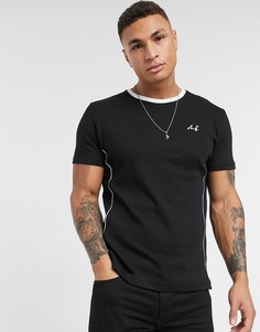 Черная футболка Burton Menswear-Черный