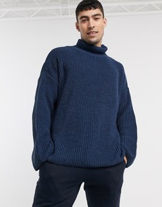Темно-синий свитер oversized ASOS DESIGN