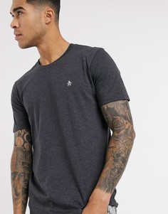 Серая футболка с логотипом Original Penguin-Серый