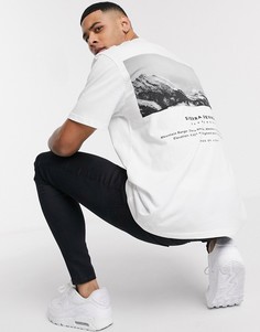Белая футболка с принтом \"sierra Nevada\" Topman-Белый