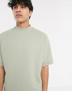 Свитшот с короткими рукавами ASOS WHITE-Зеленый