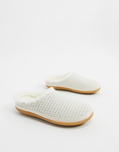 Белые вязаные слиперы Toms Ivy-Белый