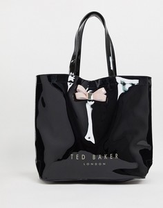 Большая сумка с декоративным бантом Ted Baker-Черный