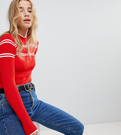 Джемпер в рубчик Miss Selfridge-Красный
