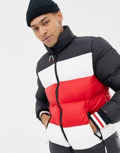 Дутая куртка колор блок Tommy Hilfiger-Мульти