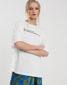 Футболка с принтом Essentiel Antwerp-Белый