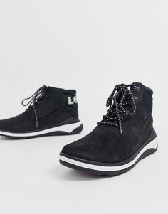 Черные кожаные ботинки с логотипом на заднике Levis-Черный Levis®