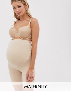 Нюдовые моделирующие шорты для беременных Mamalicious-Бежевый Mama.Licious