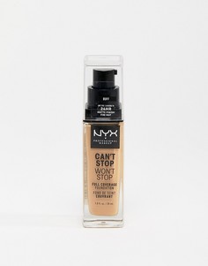 Основа под макияж NYX Professional Makeup Cant Stop Wont Stop, стойкость - 24ч-Черный