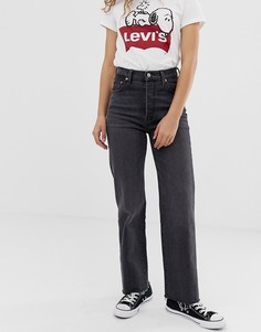 Синие джинсы до щиколотки прямого кроя Levis Ribcage-Синий Levis®