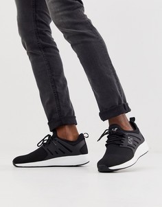 Черные кроссовки Armani EA7 minimal run-Черный