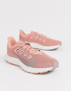 Розовые кроссовки Nike Running-Розовый