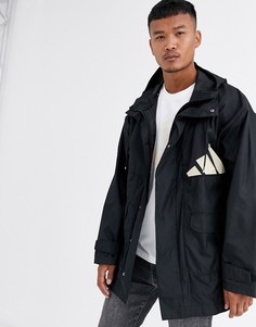 Черная куртка adidas Training back-Черный