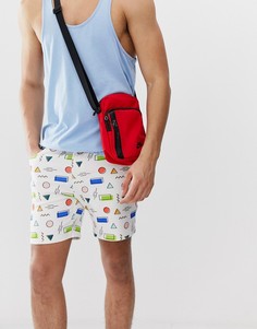 Короткие джинсовые шорты в стиле ретро ASOS DESIGN-Белый