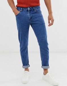 Синие узкие джинсы стретч в стиле ретро ASOS DESIGN-Синий