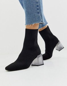 Черные ботильоны ASOS DESIGN-Черный