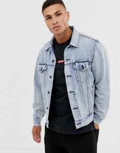 Светлая выбеленная джинсовая oversize-куртка Levis the virgil-Синий Levis®