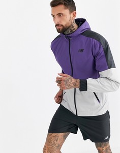 Фиолетовая куртка для бега New Balance Velocity-Фиолетовый