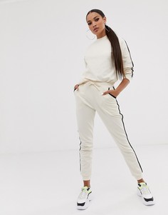 Спортивный костюм со свитшотом и джоггерами ASOS DESIGN-Бежевый