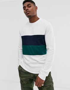 Белый лонгслив из органического хлопка ASOS DESIGN