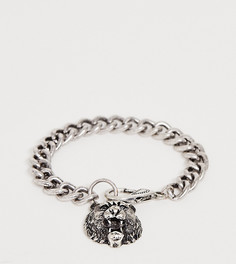 Серебристый браслет-цепочка Reclaimed Vintage inspired эксклюзивно для ASOS-Серебряный