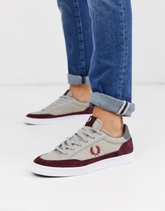 Серые кроссовки с замшевой отделкой Fred Perry Deuce-Серый