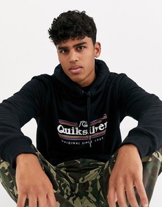 Черный худи из флиса Quiksilver Get Buzzy