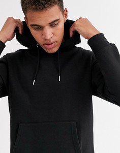 Oversize-худи черного цвета Jack & Jones Essentials-Черный