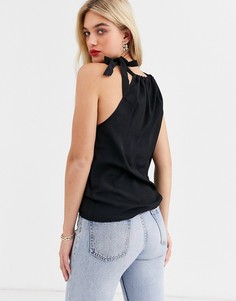 Топ с завязками на плечах Vero Moda-Черный