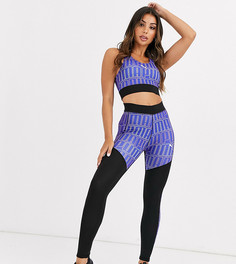 Синие леггинсы с завышенной талией и принтом Puma эксклюзивно для ASOS-Синий