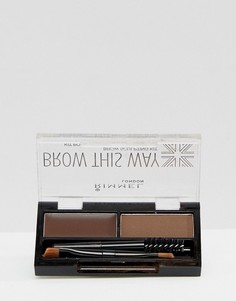 Набор для бровей Rimmel London Brow This Way-Коричневый