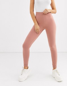 Базовые супероблегающие джоггеры из органического хлопка ASOS DESIGN-Розовый