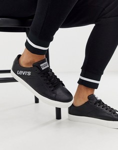 Черные кроссовки с логотипом Levis Woodward-Черный Levis®