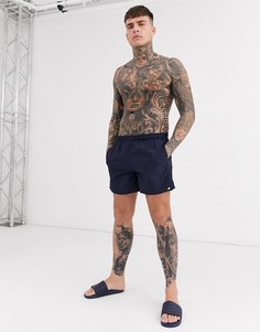 Темно-синие шорты для плавания adidas-Темно-синий
