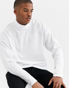 Белая свободная водолазка ASOS DESIGN-Белый